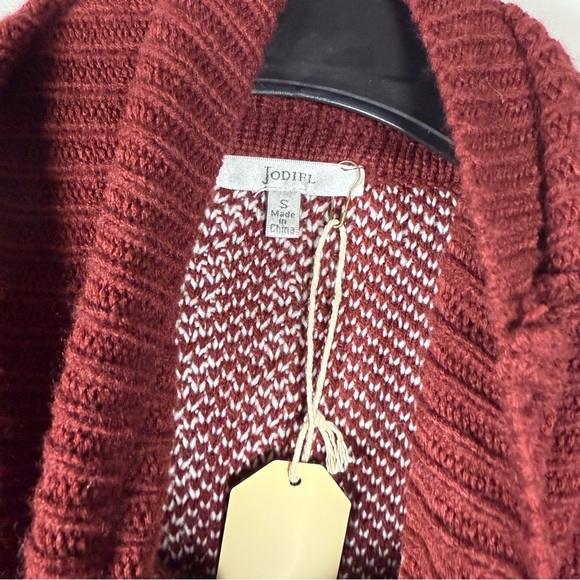 JODIFL Cowl Neck Oversized Geometric Sweater Size Small - Picture 8 of 10